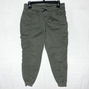 Eddie Bauer Olive Green Capri Pants 8